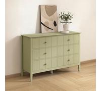Melody Maison Ivory One Drawer Bedside Table With Shelf - Padstowe Ivory Range