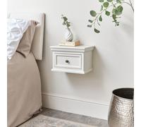 Melody Maison Ivory Wall Mounted Bedside Table - Daventry Ivory Range