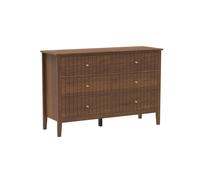 Melody Maison Large 6 Drawer Chest Of Drawers - Hales Dark Wood Range in Brown Melody Maison Brown