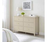 Melody Maison Large 6 Drawer Chest Of Drawers - Hales Taupe Range