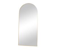 Melody Maison Large Antique Gold Arched Wall / Leaner Mirror - 180cm X 80cm in Metallic Gold | Size: 180 cm X 80 cm Melody Maison Metallic Gold 180 cm X 80 cm
