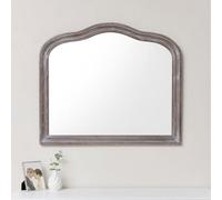 Melody Maison Large Arched Wooden Framed Wall Mirror 90Cm X 77Cm