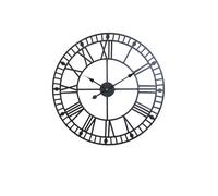 Melody Maison Large Black Iron Skeleton Wall Clock 88cm X 88cm | Size: 88 cm X 88 cm Melody Maison Black 88 cm X 88 cm