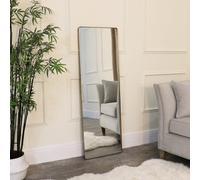Melody Maison Large Brushed Gold Wall / Floor / Leaner Mirror 47cm X 142cm in Metallic Gold | Size: 47 cm X 142 cm Melody Maison Metallic Gold 47 cm X 142 cm