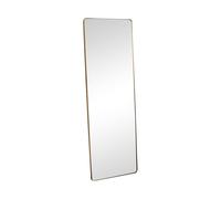 Melody Maison Large Brushed Gold Wall / Floor / Leaner Mirror 47cm X 142cm in Metallic Gold | Size: 47 cm X 142 cm Melody Maison Metallic Gold 47 cm X 142 cm