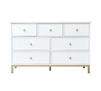 Melody Maison Large Chest Of Drawers & Pair Of Bedside Tables - Aisby White Range Melody Maison White