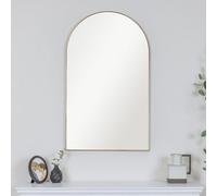 Melody Maison Large Framed Gold Arched Mirror 100Cm X 60Cm