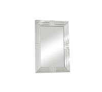 Melody Maison Large Frameless Bevelled Rectangular Wall Mirror 60cm X 90cm in Clear | Size: 60 cm X 90 cm Melody Maison Clear 60 cm X 90 cm