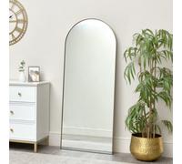 Melody Maison Large Gold Arched Leaner Mirror 150cm X 60cm | Size: 150 cm X 60 cm Melody Maison Gold 150 cm X 60 cm
