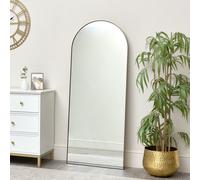Melody Maison Large Gold Arched Leaner Mirror 150cm X 60cm | Size: 150 cm X 60 cm Melody Maison Gold 150 cm X 60 cm