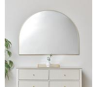Melody Maison Large Gold Arched Wall Mirror 90cm X 120cm | Size: 90 cm X 120 cm Melody Maison Gold 90 cm X 120 cm