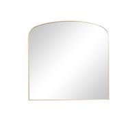Melody Maison Large Gold Framed Arched Wall Mirror 92cm X 91cm in Metallic Gold | Size: 92 cm X 91 cm Melody Maison Metallic Gold 92 cm X 91 cm