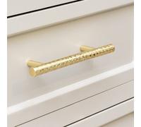 Melody Maison Large Gold Metal Hammered Bar Pull Drawer Handle