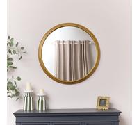 Melody Maison Large Gold Round Stepped Wall Mirror - 80cm X 80cm | Size: 80 cm X 80 cm Melody Maison Gold 80 cm X 80 cm