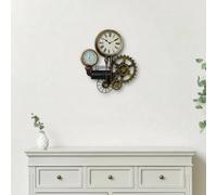 Melody Maison Large Industrial Pipe Clock 53Cm X 48Cm