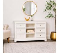 Melody Maison Large Ivory Wooden Sideboard Cabinet - Daventry Ivory Range