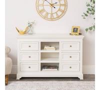 Melody Maison Large Ivory Wooden Sideboard Cabinet - Daventry Ivory Range Melody Maison Ivory