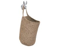 Melody Maison Large Jute Hanging Basket 48cm X 34cm in Light Brown | Size: 48 cm X 34 cm Melody Maison Light Brown 48 cm X 34 cm