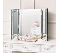Melody Maison Large Mirrored Dressing Table Triple Mirror