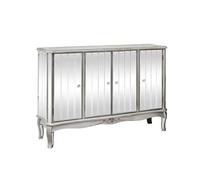 Melody Maison Large Mirrored Sideboard - Tiffany Range in Silver Melody Maison Silver