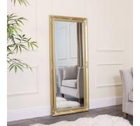 Melody Maison Large Ornate Gold Wall/floor Mirror 76Cm X 176Cm