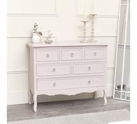 Melody Maison Large Pink 6 Drawer Chest Of Drawers Melody Maison Pink