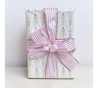 Melody Maison Large Pink & White Vertical Striped Wired Ribbon Garland - 270M (2.7M / 106.3')