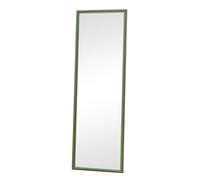 Melody Maison Large Rectangle Olive Green Bobbin Bobble Wall Mirror 168cm X 54cm in Light Green | Size: 168 cm X 54 cm Melody Maison Light Green 168 cm X 54 cm