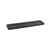 Melody Maison Large Rectangular Black Wood Decorative Tray - 58cm Melody Maison Black