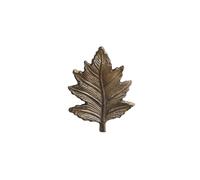 Melody Maison Large Rustic Leaf Drawer Knob in Light Brown Melody Maison Light Brown