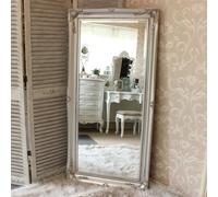 Melody Maison Large Silver Ornate Wall/floor Mirror 158Cm X 78Cm