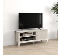 Melody Maison Large Taupe Wooden Tv Cabinet - Hales Taupe Range