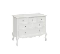 Melody Maison Large White Chest Of 7 Drawers - Victoria Range Melody Maison White