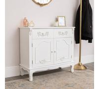Melody Maison Large White Sideboard Cupboard - Pays Blanc Range Melody Maison White