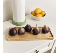 Melody Maison Mango Wood Rectangular Decorative Tray - 34.5cm
