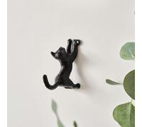 Melody Maison Matte Black Cat Wall Hook Melody Maison Black