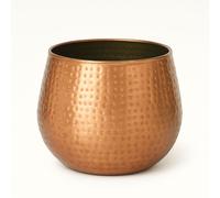 Melody Maison Medium Copper Hammered Metal Planter Melody Maison Copper