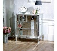 Melody Maison Mirrored Chest Of Drawers - Tiffany Range