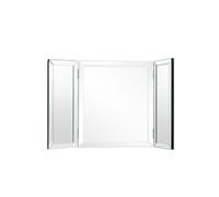 Melody Maison Mirrored Dressing Table Triple Mirror in Silver Melody Maison Silver