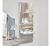 Melody Maison Mirrored Wall Mounted Shelving Unit
