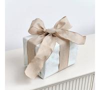 Melody Maison Natural Linen Hessian Look Wired Ribbon 2.7M