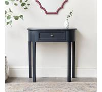 Melody Maison Navy Black Half Moon Table - Daventry Navy Black Range Melody Maison Black