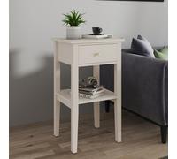 Melody Maison One Drawer Bedside Table - Abbey Pale Ivory Range