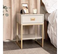 Melody Maison One Drawer Bedside Table - Elle Stone Range