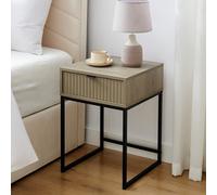 Melody Maison One Drawer Bedside Table - Hesley Nordic Wood Range
