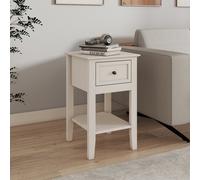 Melody Maison One Drawer Bedside Table - Rowley Pale Cream Range