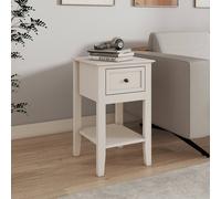 Melody Maison One Drawer Bedside Table - Rowley Pale Cream Range Melody Maison Cream