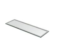 Melody Maison Rectangle Jewelled Mirrored Display Plate Tray in Silver Melody Maison Silver
