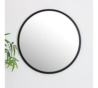 Melody Maison Round Black Wall Mirror 50Cm X 50Cm
