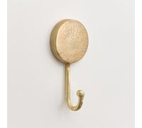 Melody Maison Round Gold Hammered Wall Hook - 18.5Cm